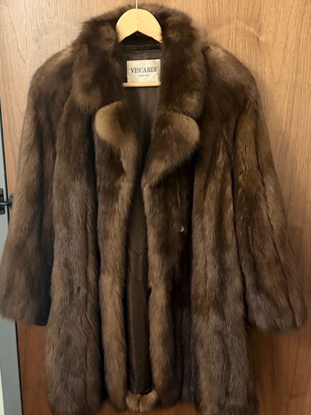 Women's Genuine Sable Fur Coat